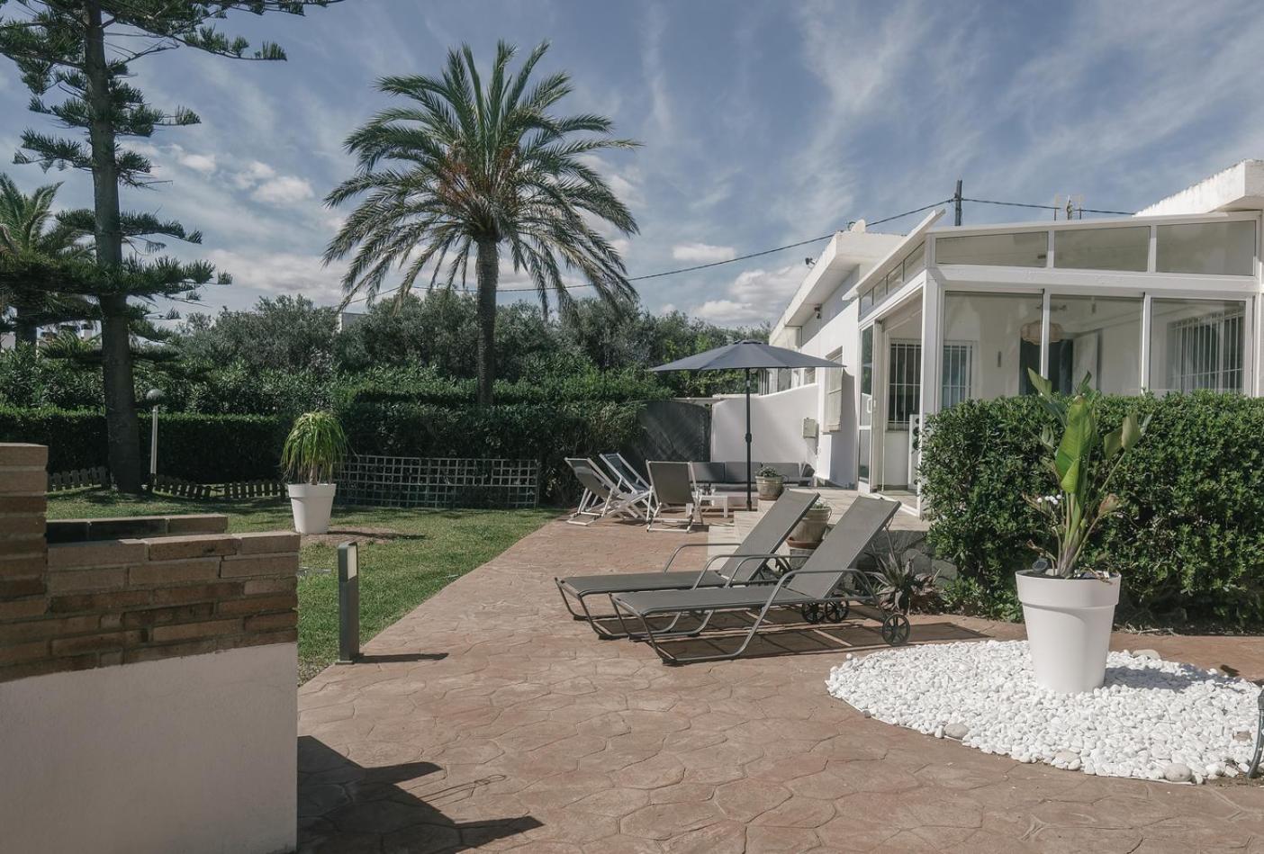 Casa Vesalia A 1A Linea De Mar Con Aa Y Wi-Fi. Villa Vinaros Bagian luar foto