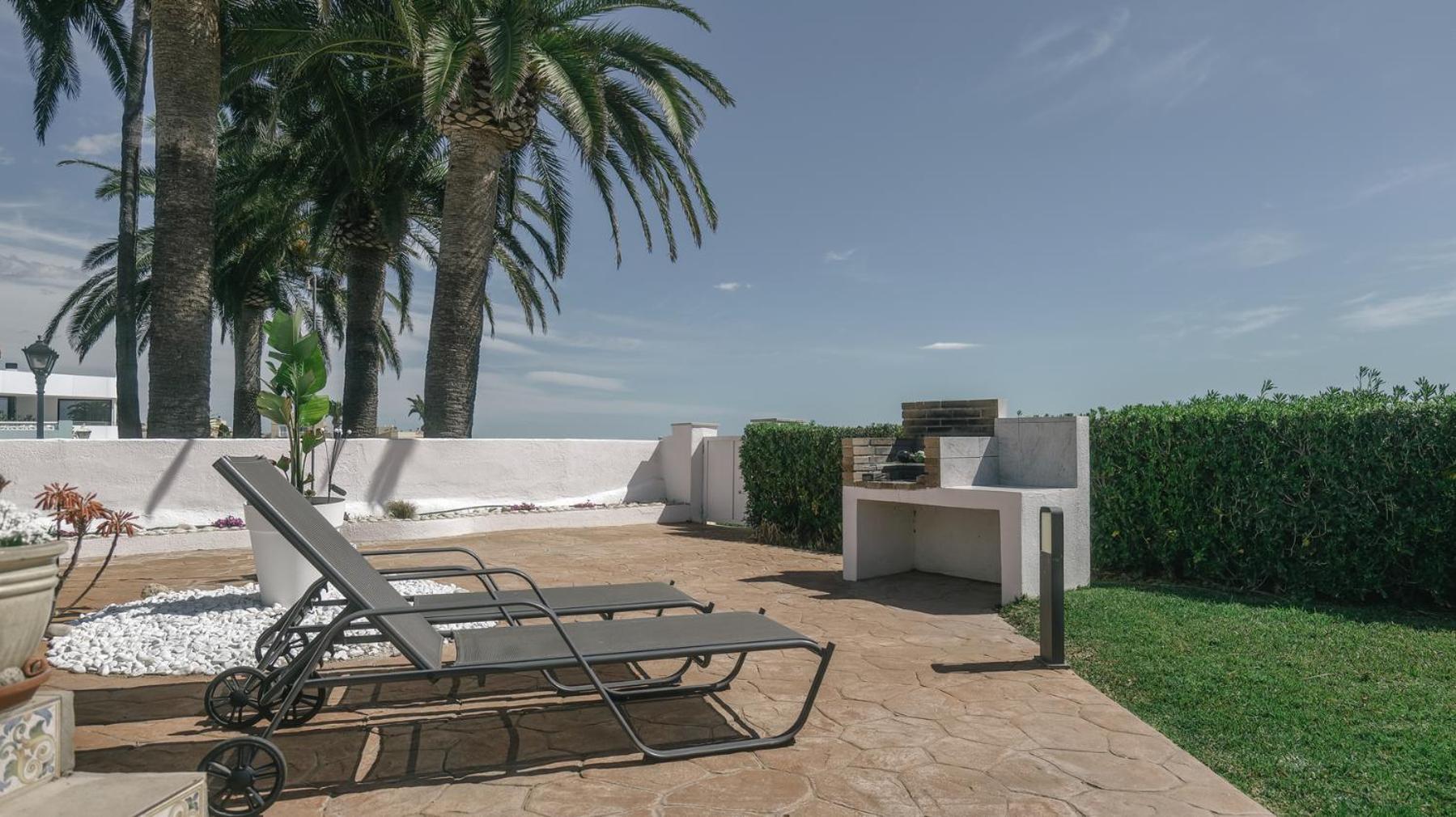 Casa Vesalia A 1A Linea De Mar Con Aa Y Wi-Fi. Villa Vinaros Bagian luar foto