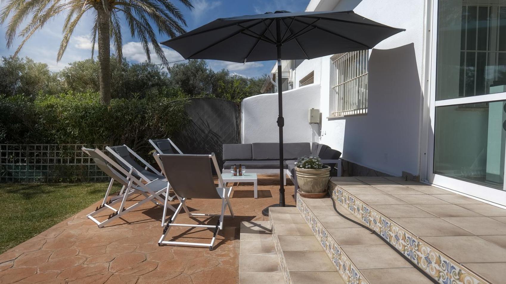 Casa Vesalia A 1A Linea De Mar Con Aa Y Wi-Fi. Villa Vinaros Bagian luar foto
